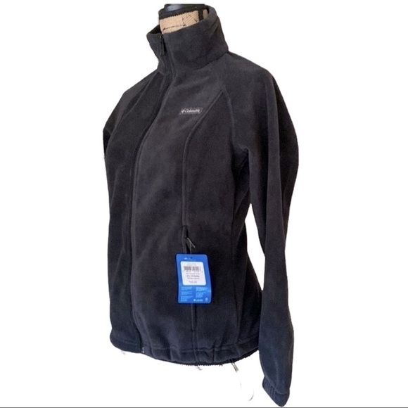 COLUMBIA Benton Springs Slate Grey Fleece Jacket Women’s Size Small Peti… - Picture 7 of 10